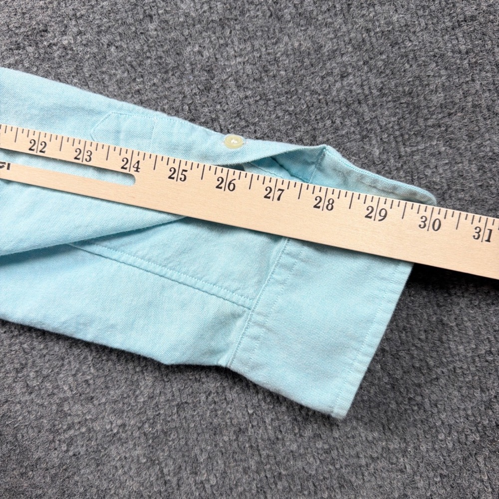 Ralph Lauren Oxford Shirt Womens 16 Light Blue Classic Button Down Long Sleeve - Picture 13 of 14